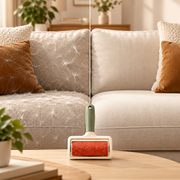 FELLORA Tierhaarentferner – Sofa vorher und nachher
